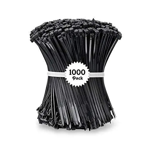 Black Cable Ties For Cable Management. 100mm x 2.5mm (Pack of 1000) Digital Motorsport