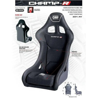 OMP Racing Champ Seat - Digital-Motorsports.com 
