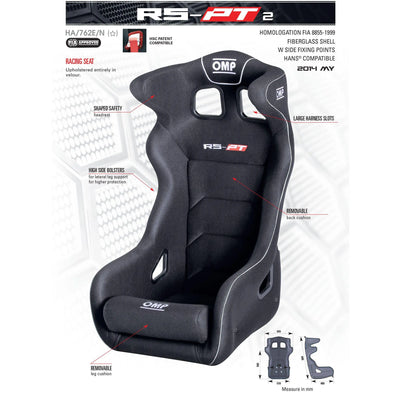 OMP Racing RS-PT2 SEAT - Digital-Motorsports.com 