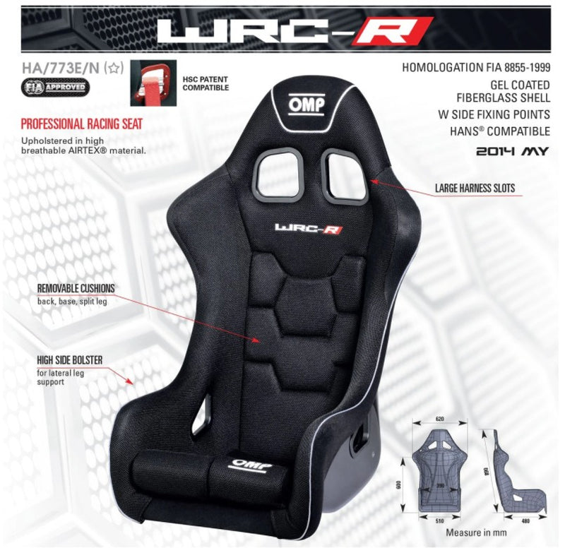 OMP Racing WRC R Seat - Digital-Motorsports.com 