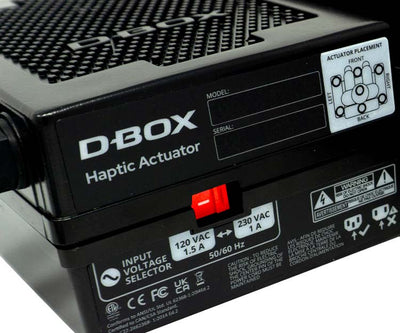 D-BOX Generation 5 4250i Haptic Motion System (1.5" travel range, 4 actuators)