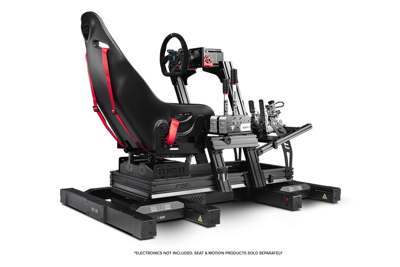 Next Level Racing F-GT Elite Sim Racing Cockpit. Front & Side Mount Edition